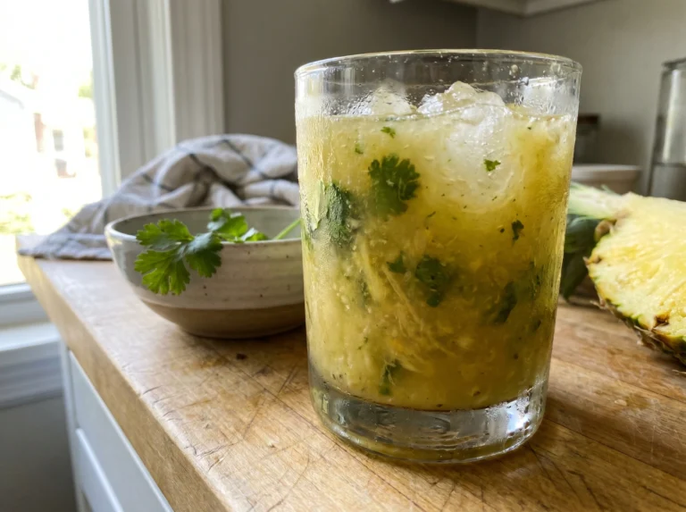 Pineapple Cilantro Digestive Flush
