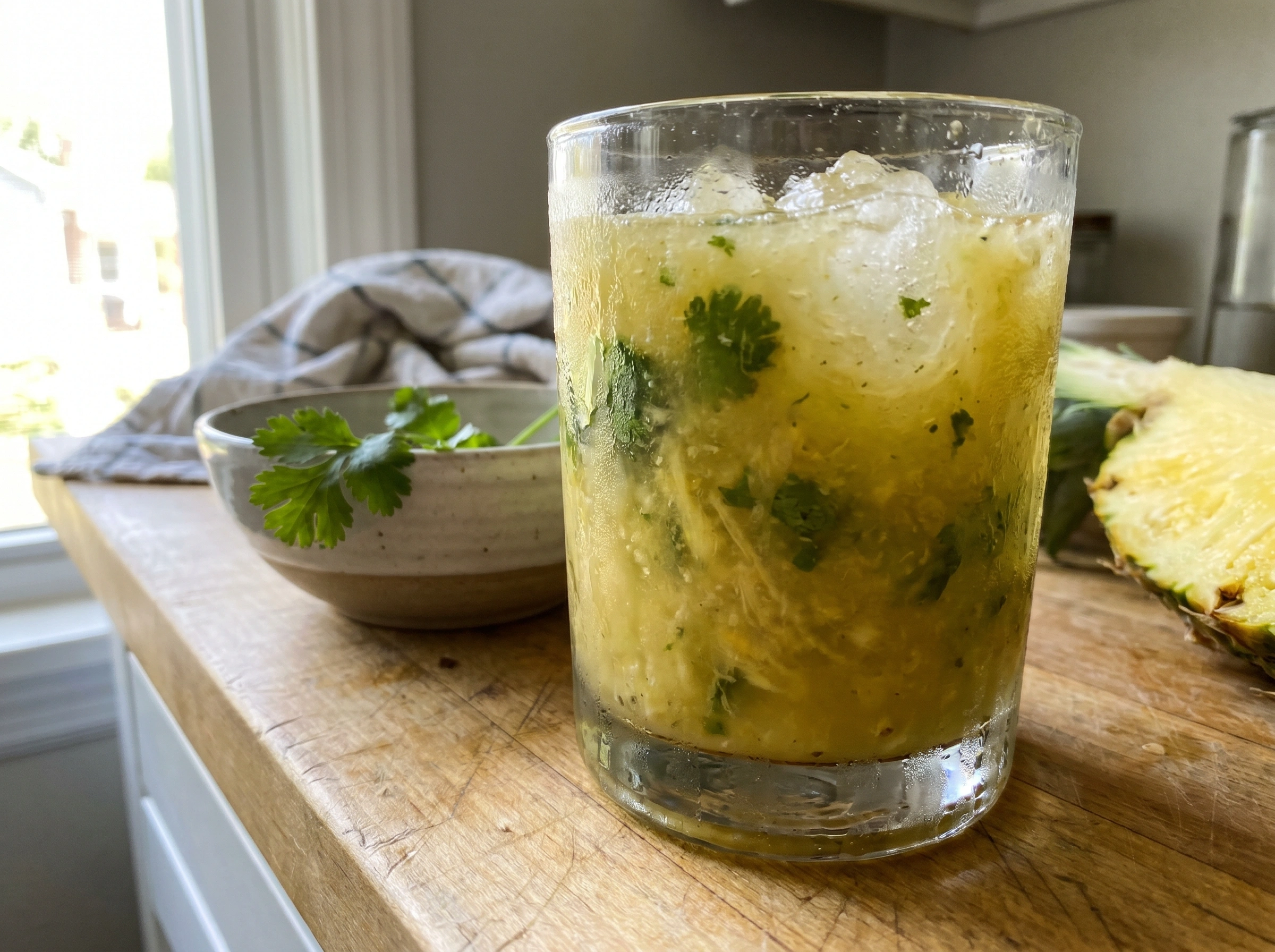 Pineapple Cilantro Digestive Flush