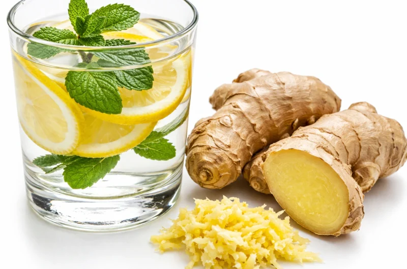 Zesty Lemon Ginger Detox Drink For A Light & Healthy Summer